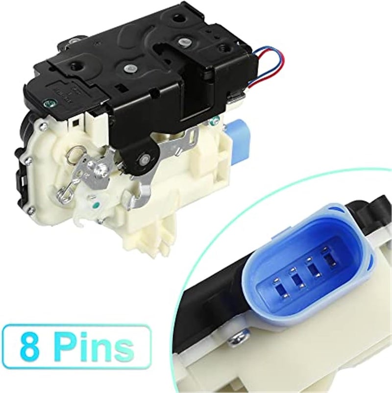 QASULER Front Right Door Lock Catch Actuator for VW Polo MK4 9N - Image 3