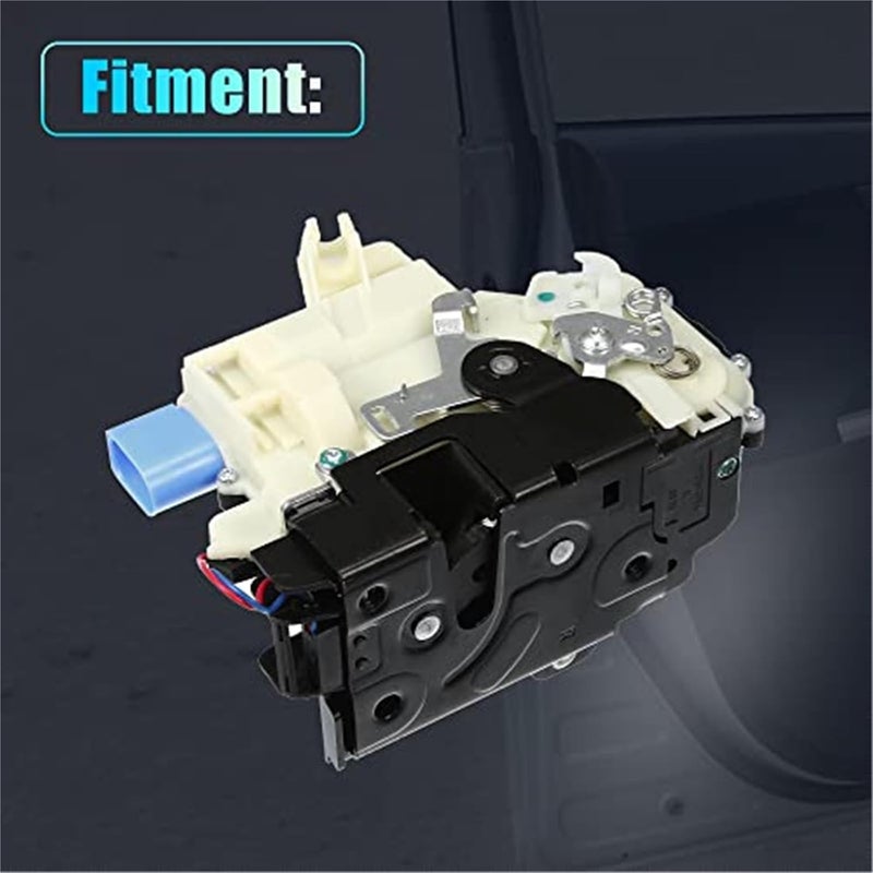 QASULER Front Right Door Lock Catch Actuator for VW Polo MK4 9N - Image 5