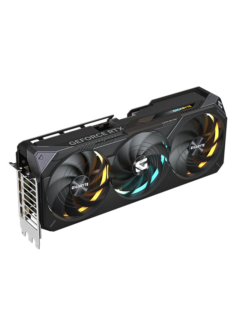 GIGABYTE GeForce RTX™ 5080 GAMING OC 16GB GDDR7 Graphics Card, 2730 MHz Core Clock, PCI-E 5.0, 30 Gbps Memory, 256-bit Memory Bus, WINDFORCE Cooling, RGB Halo, Dual BIOS, DisplayPort 2.1a x3, HDMI 2.1b, ATX, DirectX 12, OpenGL 4.6 | GV-N5080GAMING OC-16GD Black - Image 2