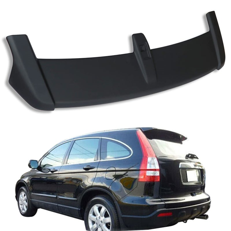 Rear Trunk Spoiler Wing Replacement for 2007 2008 2009 2010 2011 CRV Black Unpainted