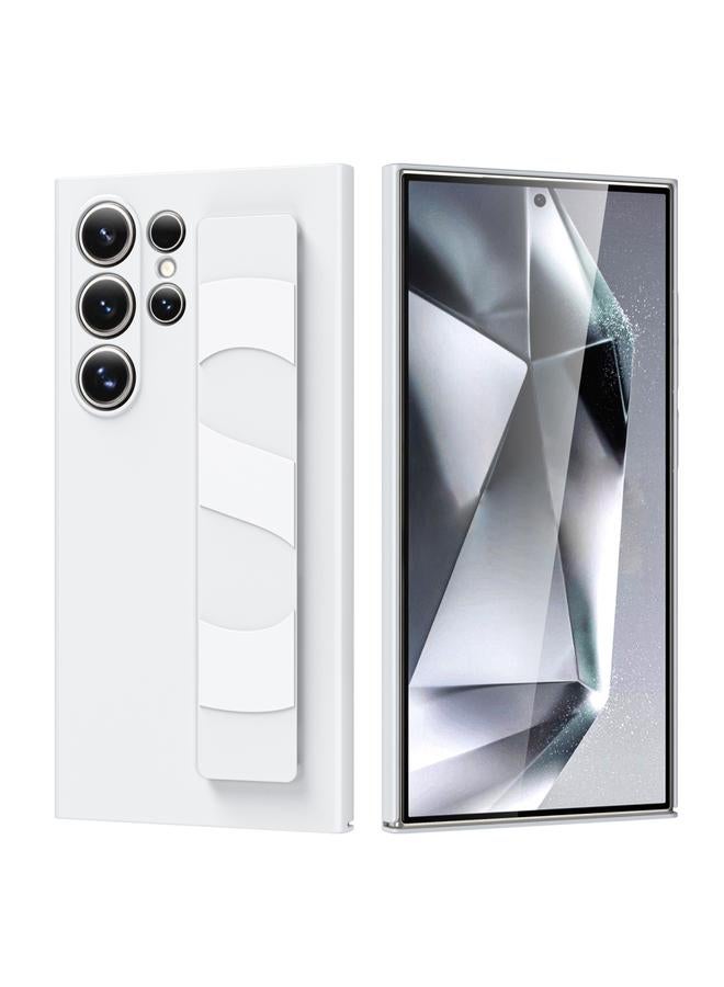 اس-توب جراب لهاتف Samsung Galaxy S24 Ultra 5G مزود بحامل سوار معصم من السيليكون - Image 1