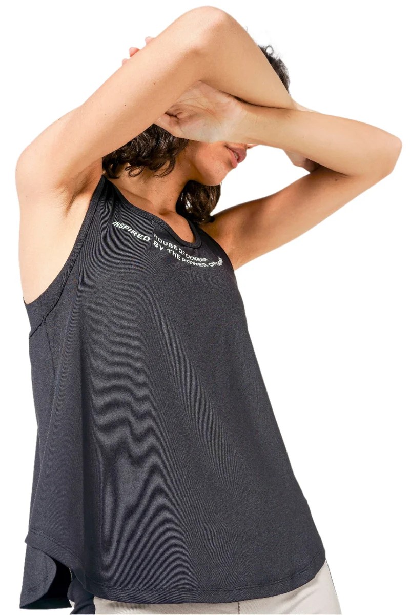هاوس اوف سينمار Black Women'S Activewear Sports Top