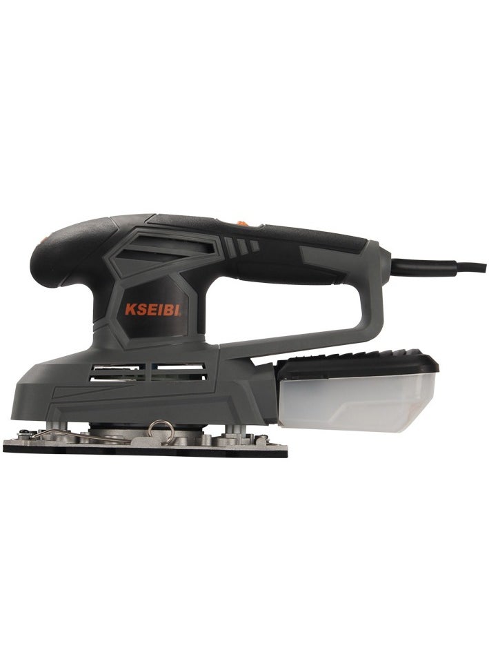 KSEIBI - Finishing Sander 240W, 1/3 Inch for Woodworking, Electric Sander with 3Pcs Sandpapers, 2.2 Amp Random Orbital Sander, Dust Collection System, for Removing Paint, Sanding, Polishing Wood, Metal, Wall. - Image 1