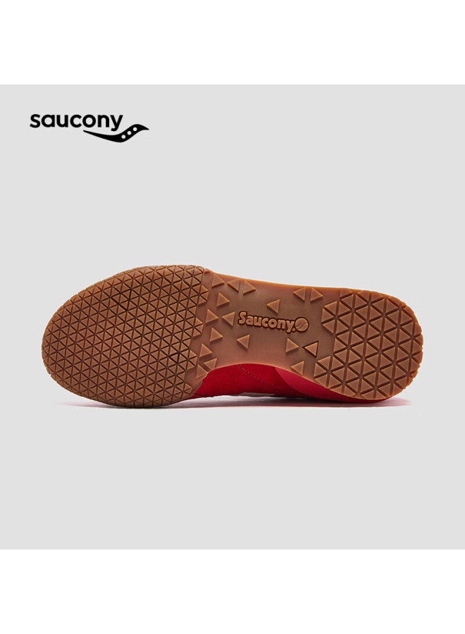 Saucony Bullet V2 Women's Classic Retro Lightweight Comfortable Trendy Low-top Casual Shoes Red Size 38 - Image 3