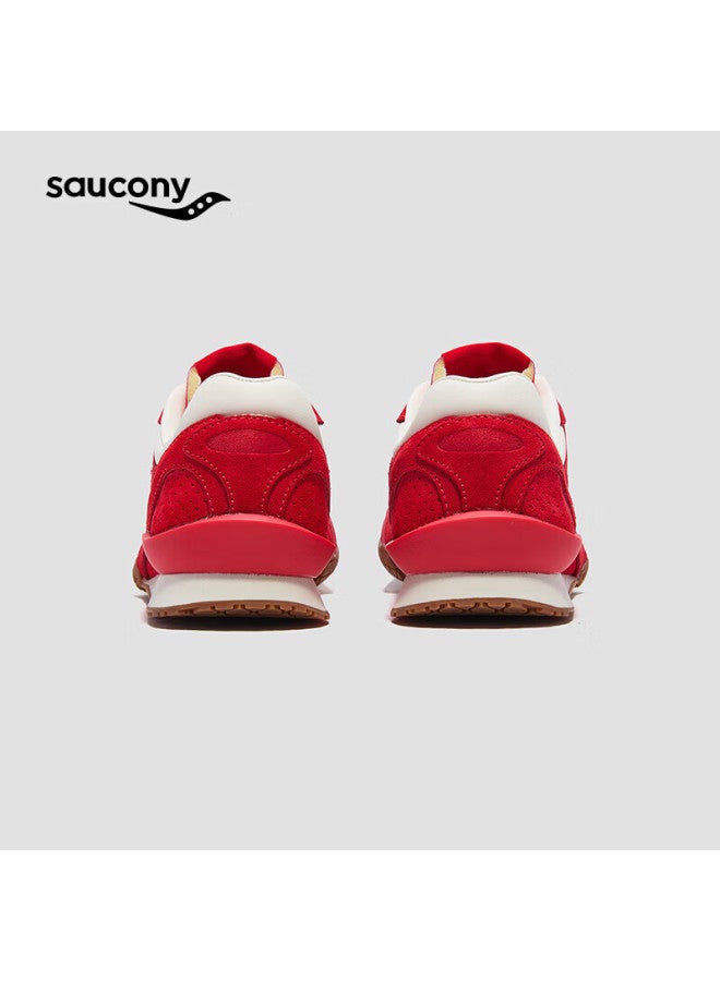 Saucony Bullet V2 Women's Classic Retro Lightweight Comfortable Trendy Low-top Casual Shoes Red Size 38 - Image 5