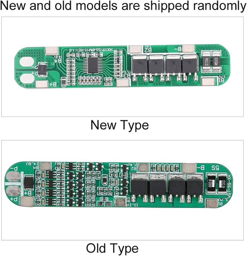 klarako 18.5V/21V 15A 5S BMS PCB Board Li ion Battery BMS Protection Board for Electric Power Tool 18560 Batteries Multi Protectional Lithium Battery Charging Protection Board - Image 5