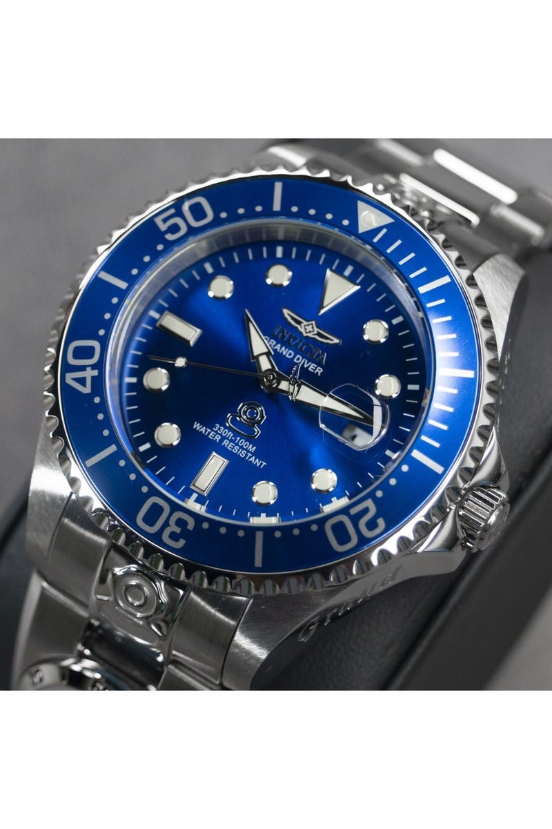 Invicta Pro Diver Men 47mm Stainless Steel Steel Blue dial NH35A Automatic - Image 4