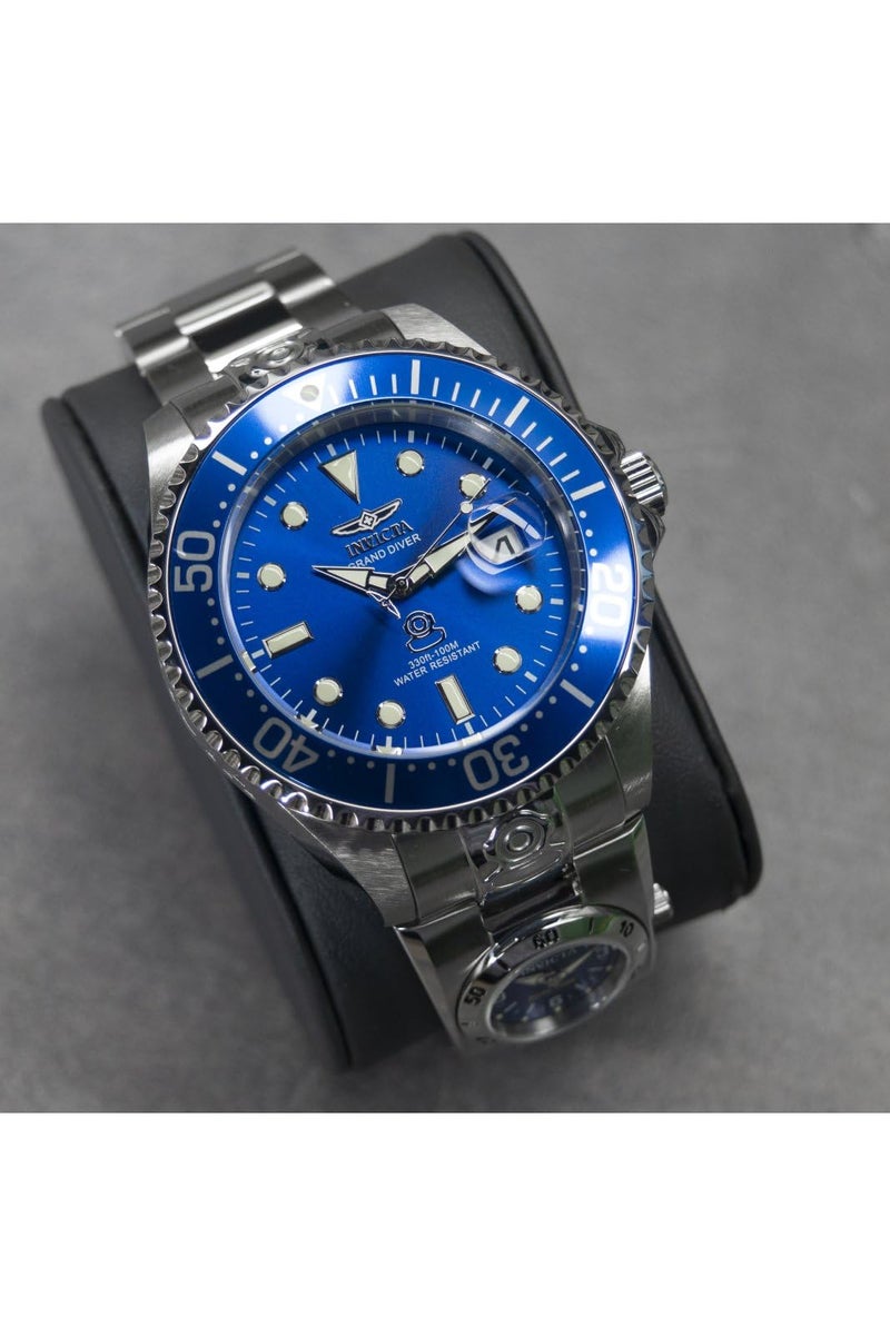 Invicta Pro Diver Men 47mm Stainless Steel Steel Blue dial NH35A Automatic - Image 2