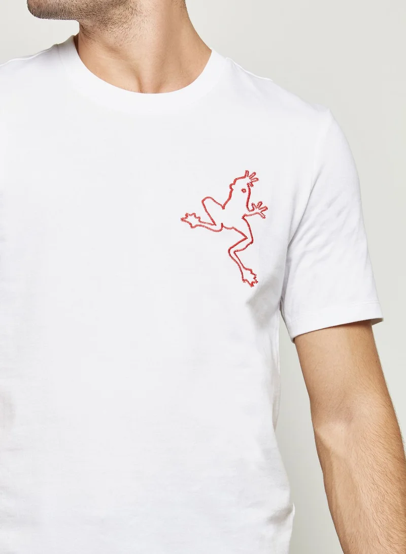 Mango Man Frog Embroidered T-Shirt