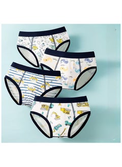 Generic 8 Pieces Boys Underwear Kids Soft Breathable Cotton Toddler Boy Underpants Briefs Knickers Kids Underwear Trunk  - Image 4