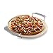 Skyflame Round Ceramic Pizza Baking Stone with Metal Handle Rack Compatible With Weber 8836 Gourmet BBQ System, - Image 2