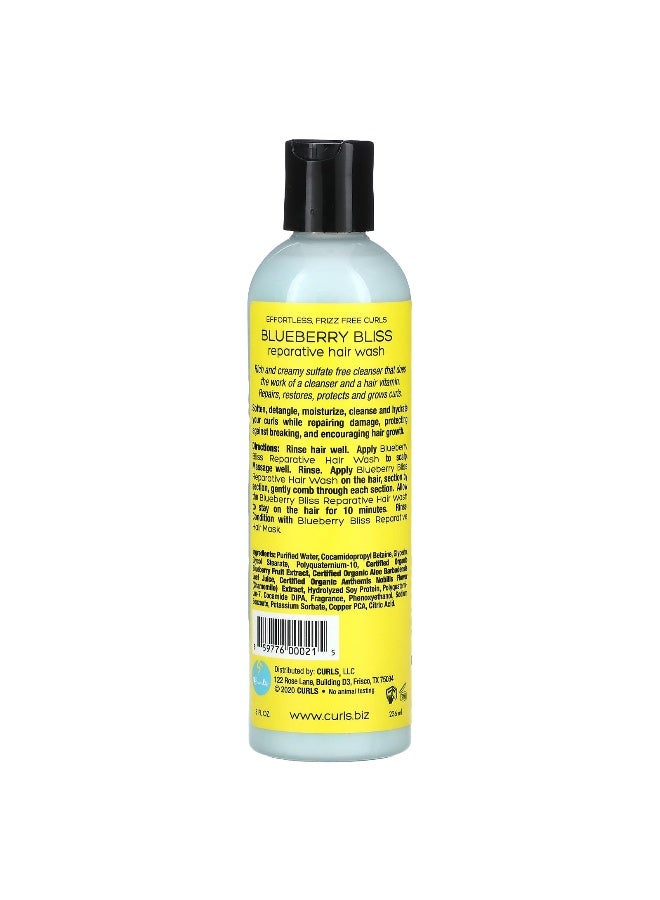 Curls, Blueberry Bliss, Reparative Hair Wash, 8 fl oz (236 ml) - Image 2