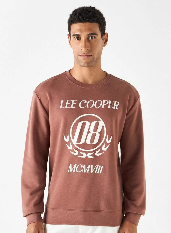 Lee Cooper Lee Cooper Printed Sweatshirt with Crew Neck