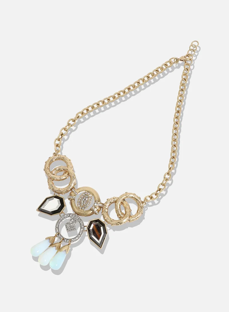 SOHI Designer Statement Stone Artificial Necklace Jewellery
