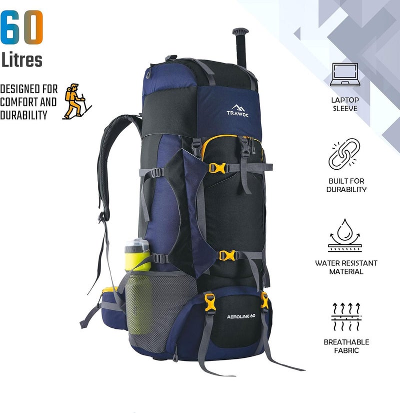 TRAWOC AEROLINK 60L Travel Backpack - Image 2