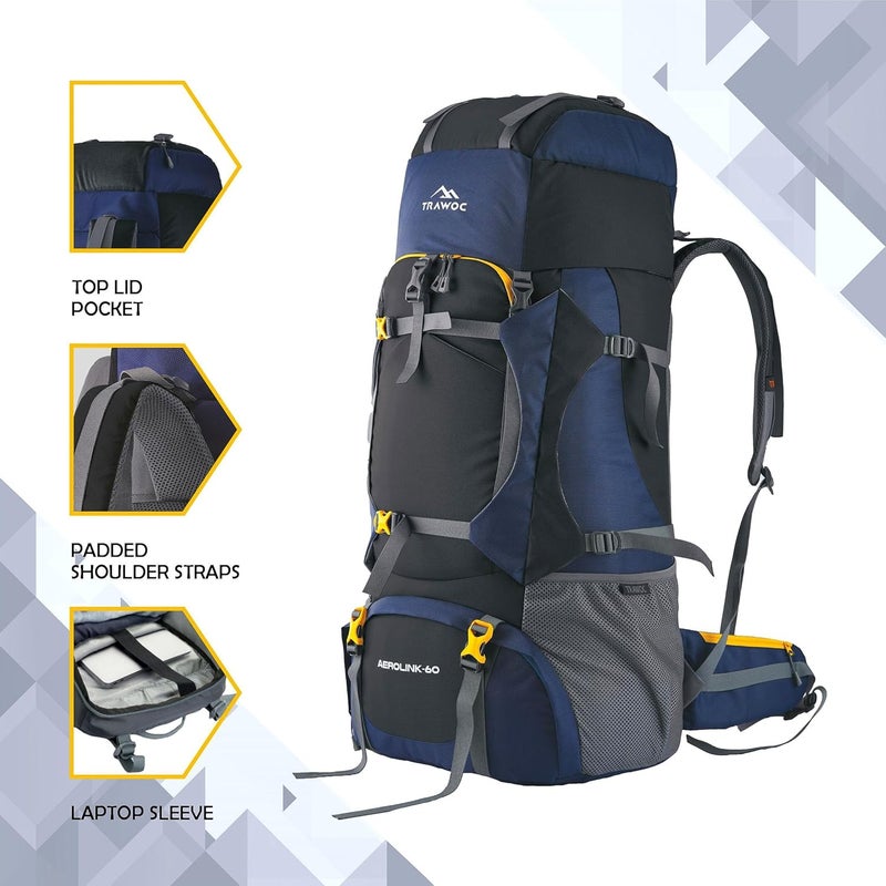 TRAWOC AEROLINK 60L Travel Backpack - Image 5