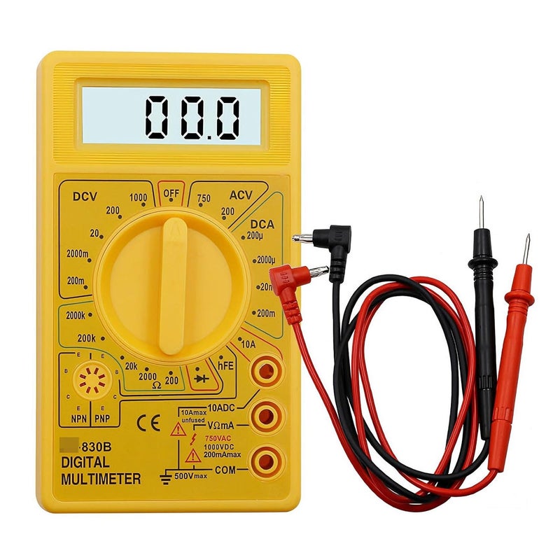 Multimeter Tester Digital Multimeter,Voltmeter Ohms Voltages Voltages, Current, Resistance Continuitys - Image 1