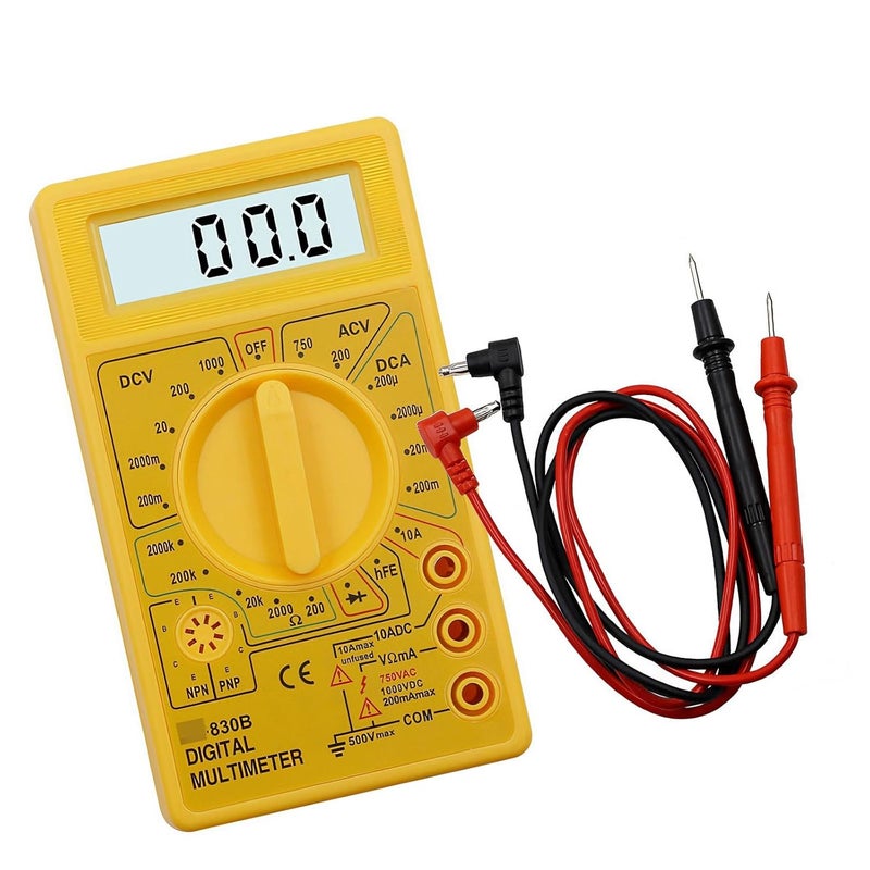 Multimeter Tester Digital Multimeter,Voltmeter Ohms Voltages Voltages, Current, Resistance Continuitys - Image 3