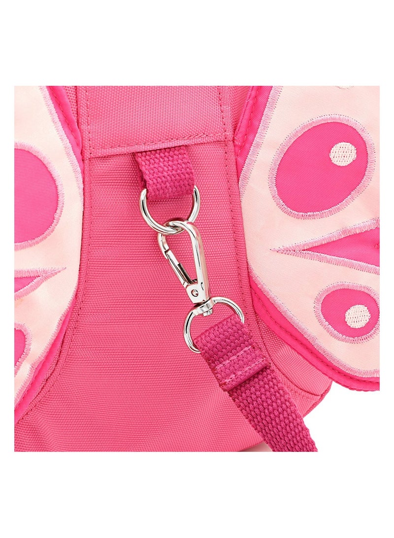 Butterfly Baby Walking Safety Backpack, Anti-lost Mini Bag, Toddler Child Strap Backpack, with Safety Leash, Baby Butterfly with Wings Walking Safety Harness Reins (Pink)
