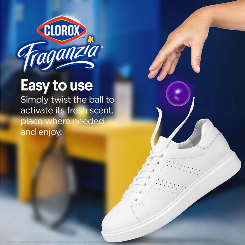 Clorox Fraganzia Deodorizing Balls Lavender with Eucalyptus 6 Pack - Image 3