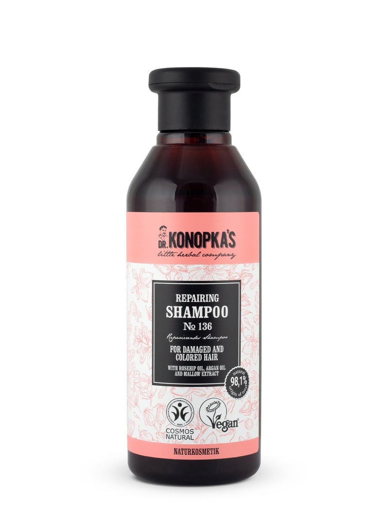 dr konopka s - Repairing Shampoo №136 For Damaged And Colored Hair 280ml - Image 1