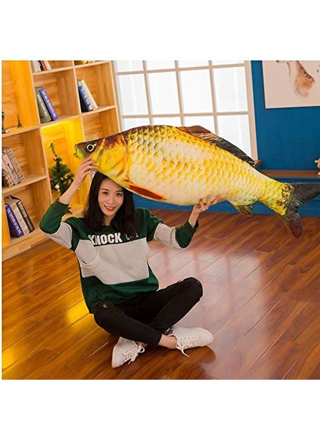 JULAN 3D Giant Soft Fish Cushion Pillow 31Inch/78Cm Stuffed Carp Toy Home Decoration And Kids Gift - Image 3