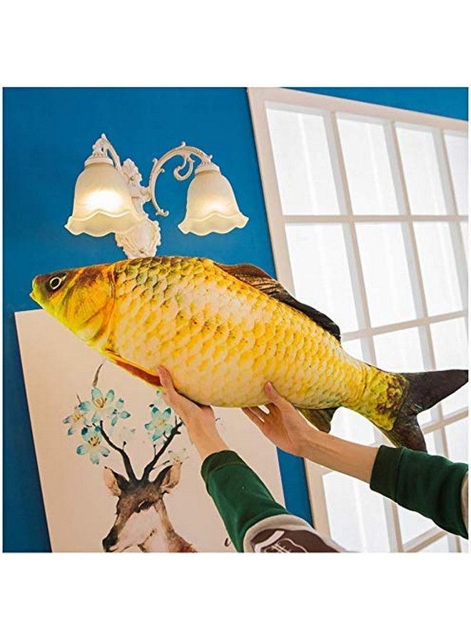 JULAN 3D Giant Soft Fish Cushion Pillow 31Inch/78Cm Stuffed Carp Toy Home Decoration And Kids Gift - Image 5
