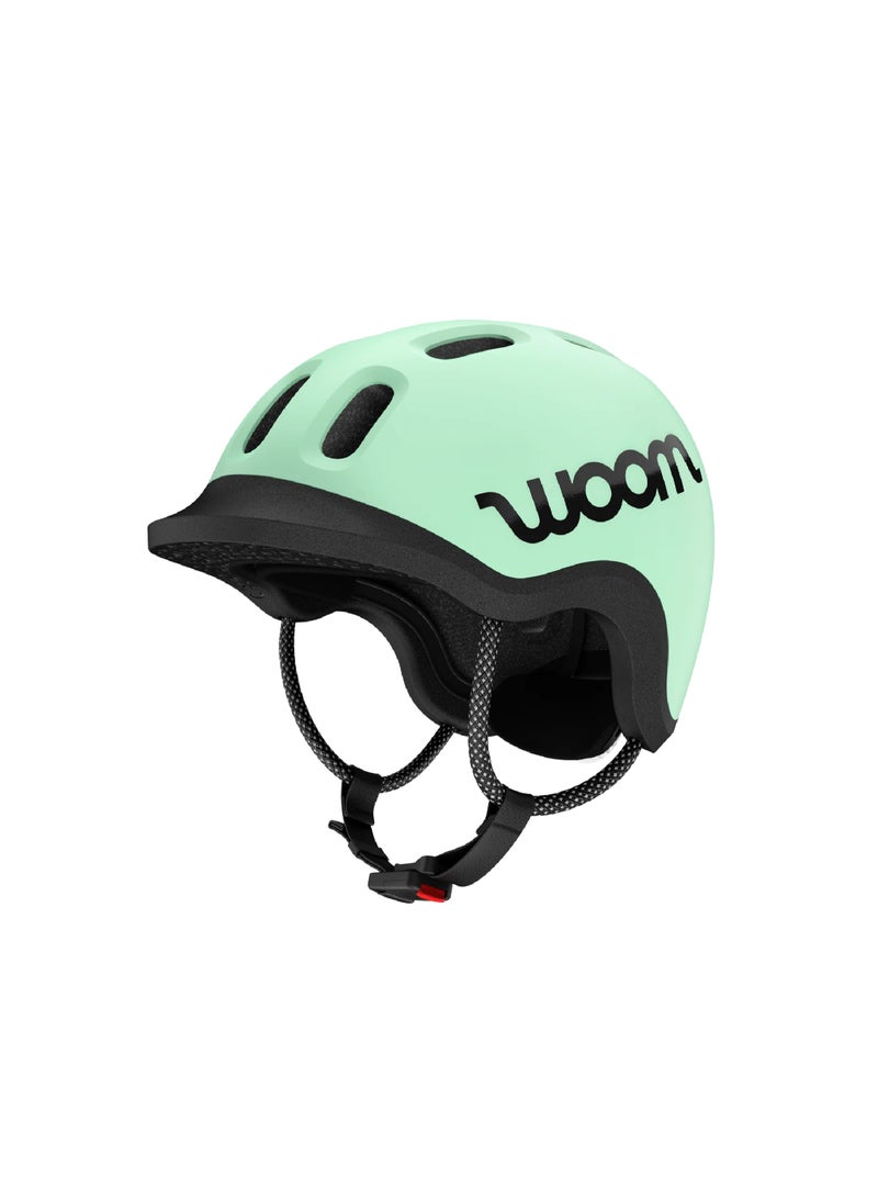 Woom READY Kids Bike Helmet | Size S 50-54 cm | Lightweight Ventilated In-Mold Shell | Multi-Sport Head Protection | Adjustable Dial Fit | Mint - Image 1