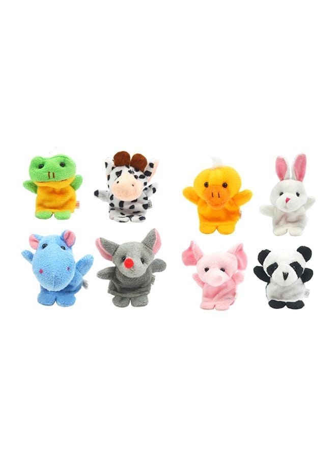 NIBEMINENT 10-Piece Animal Plush Finger Puppet Set - Image 1