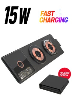 Trands 3 in 1 Wireless Charger Glassy Series