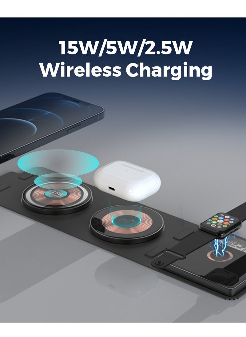 Trands - Trands 3 in 1 Wireless Charger Glassy Series - Image 1