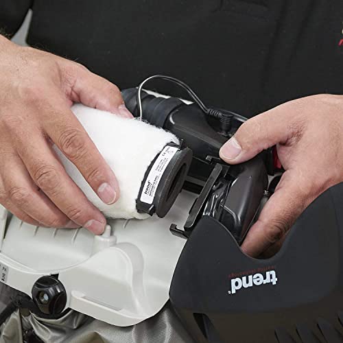 Trend درع الهواء الاحترافي من تريند - درع وجه كامل، واقي غبار، قناع هواء يعمل بالبطارية للتنجيد الخشبي، AIR/PRO - Image 4