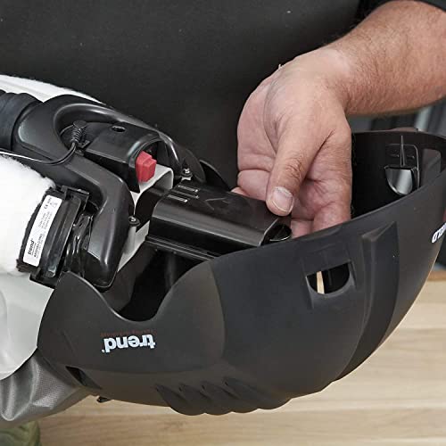 Trend درع الهواء الاحترافي من تريند - درع وجه كامل، واقي غبار، قناع هواء يعمل بالبطارية للتنجيد الخشبي، AIR/PRO - Image 5