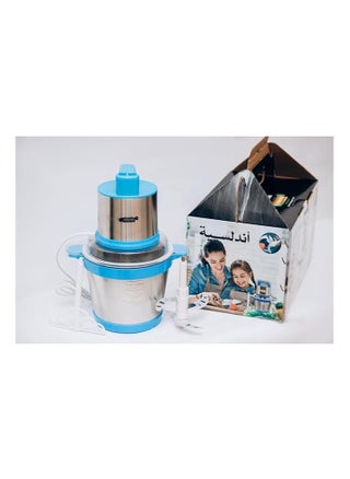 Two-speed Andalusian electric meat grinder and slicer, made of stainless steel, equipped with a powerful motor and safety function, capacity of 6 liters, 2200 watts, suitable for meat, fruits and vege - pzsku/Z1EFC2DBF517BAB855442Z/45/_/1729628742/7f952796-5e00-4eb8-a29b-4134c5311b96