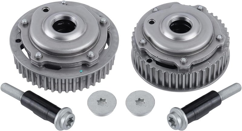 FEIDKS Intake & Exhaust Engine Variable Valve Timing (VVT) Sprocket Camshaft Phaser Gear Fit for Chevrolet Aveo Trax Cruze Sonic Pontiac G3 Saturn Astra 4Cyl 1.6L 1.8L Replace No. 55568386 55567048 - Image 1