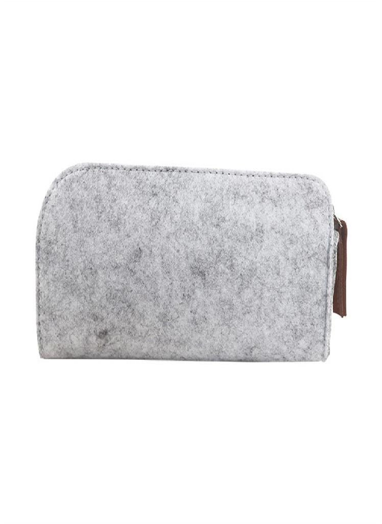 Eckek - Stationery for Girls Large Capacity Felt Pencil Case Stationery Organizer Pencil Bag Pen Pouch - Image 1