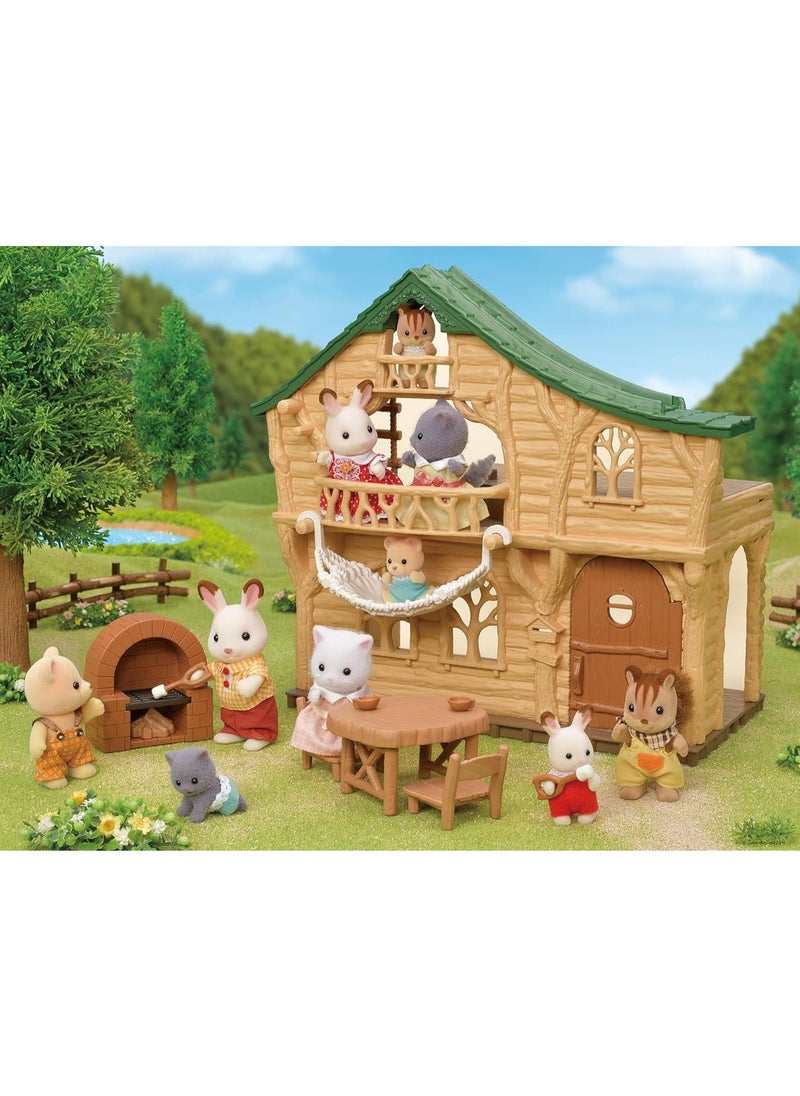 Gonice - Sylvanian Families Lakeside Lodge Log Cabin - Image 1