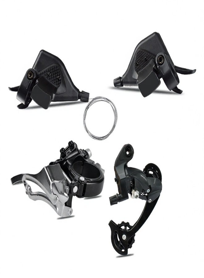 WAKE Bike Front Derailleur Rear Derailleur Derailleur Set with 7/8/9/10 Speed Transmissions - Image 1
