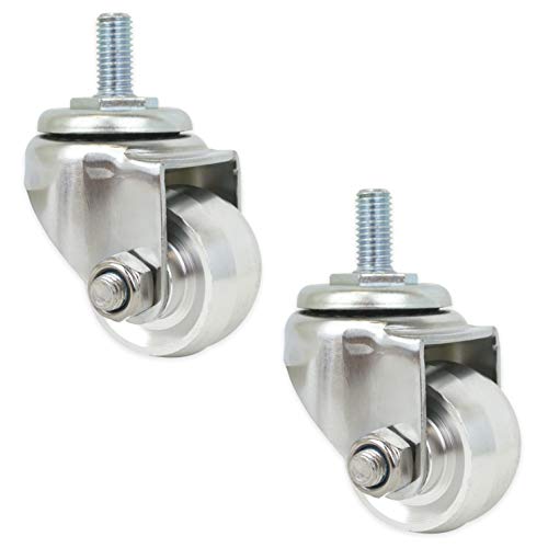 Tool Guy Republic Replacement Aluminum Racing Jack Caster Wheels for 3 Ton Floor Jacks (2 Pc Set) - Image 1