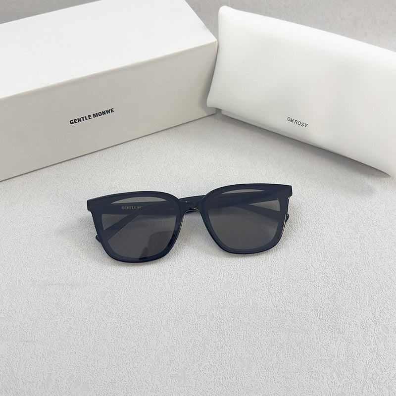 Generic 23 New GM Style Womens Sunglasses UV Protection Oversized Square black tea 