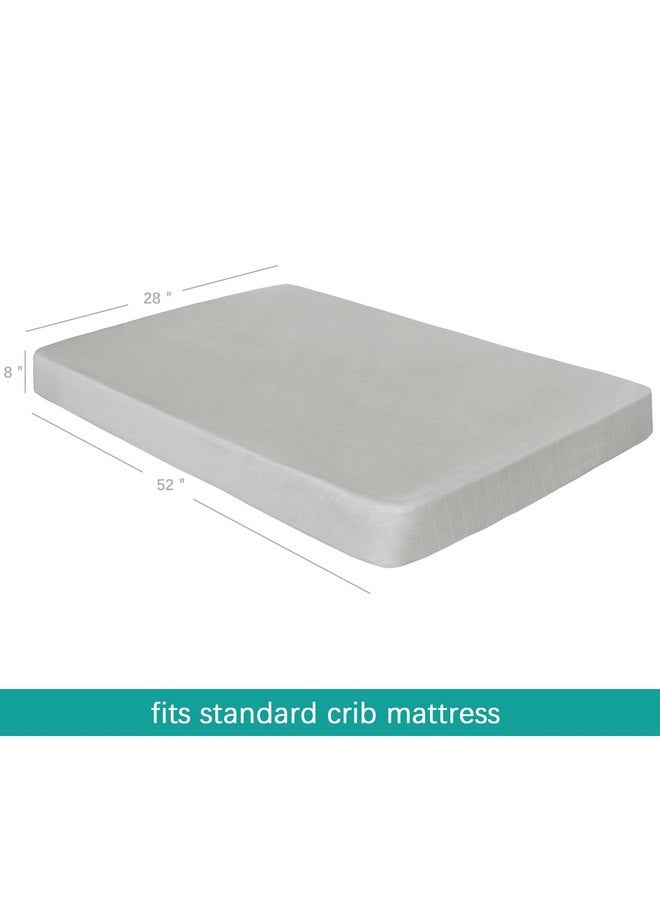 Biloban Muslin Crib Sheets for Boys and Girls 2 Pack, Ultra Soft Muslin Fitted Baby Crib Sheet for Standard Crib Mattress & Toddler Bed Mattress, Grey & White - Image 3