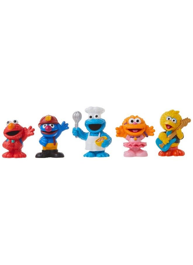 Sesame Street - Neighborhood Friends Includes 5 Figures 3Inches Classic Collectibles Pack For Toddlers Great Toy For Kids 18 Months And Up - Image 1