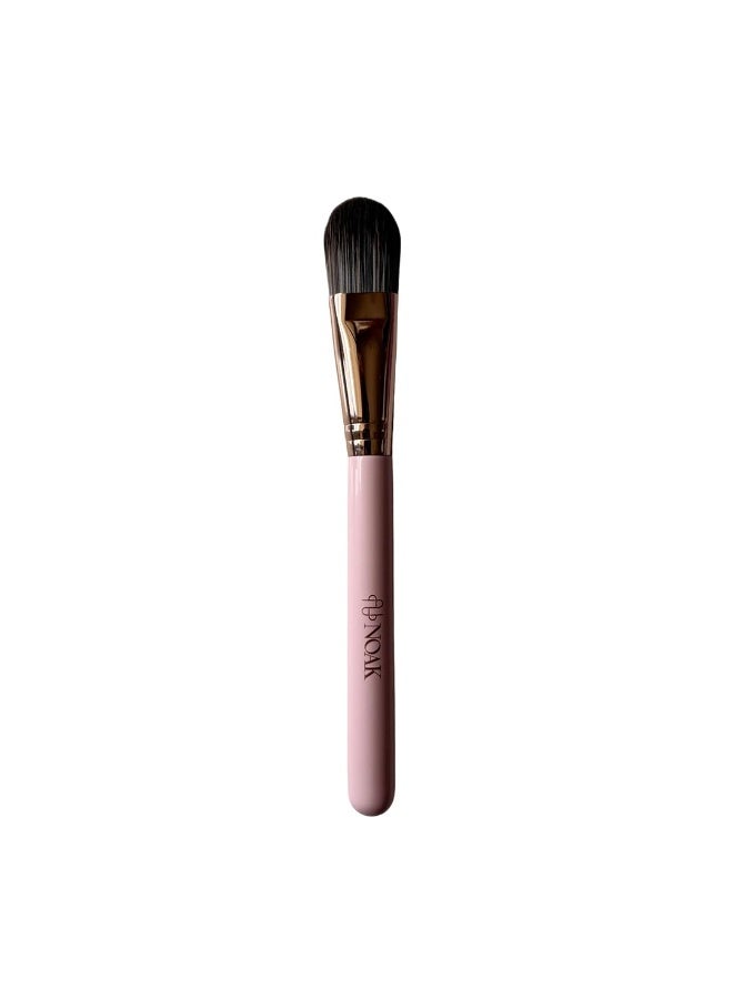 NOAK N101 Foundation Brush | Seamless Makeup Base Brush for Liquid & Cream Products | Smooth, Even & Streak-Free Finish | Soft Dense Bristles | Reusable - Image 1