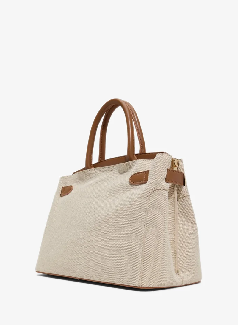 Call it Spring LEMERCIER Textured Satchel Bag