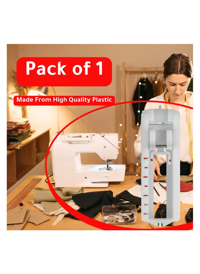 AL-RAEE - Snap On Slide Buttonhole Presser Foot for Zigzag Sewing Machine - Fits Many Home Machines, Snap On 4 Step Buttonhole Foot - Image 1