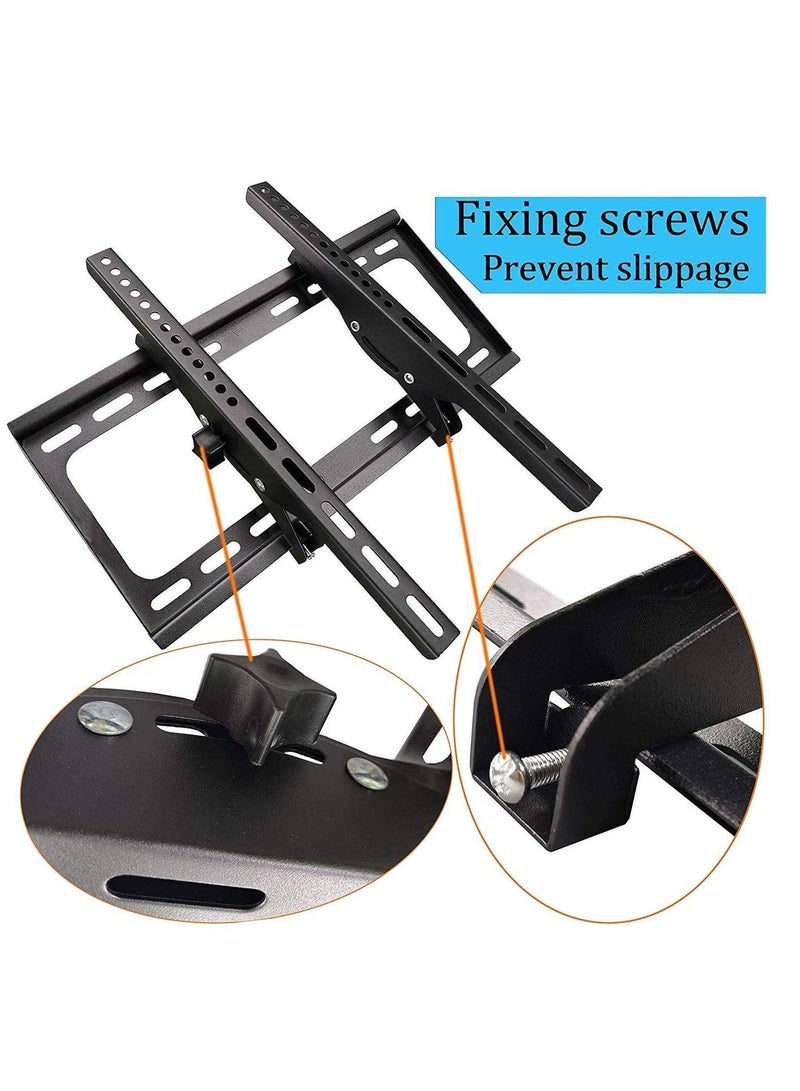 Living room TV wall mount bracket for flat screen monitors up to 60 inches with heavy duty steel construction and VESA compatibility - Image 3