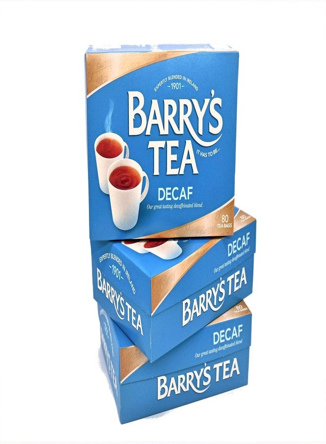 Barry's Tea Decaf Blend 80 Teabags (3 Pack), Fresh from Barry's Tea in Ireland - Image 1