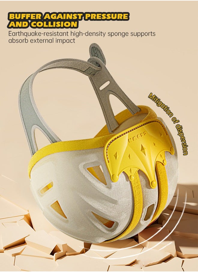 Soft Touch Breathable Baby Head Protector Baby Helmet for Crawling and Walking Soft Infant Safety Helmet Ultra Lightweight Expandable and Adjustable Age 6 to 24 Months  - Image 5