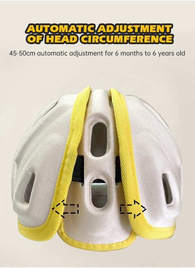 Soft Touch - Breathable Baby Head Protector Baby Helmet for Crawling and Walking Soft Infant Safety Helmet Ultra Lightweight Expandable and Adjustable Age 6 to 24 Months - Image 1