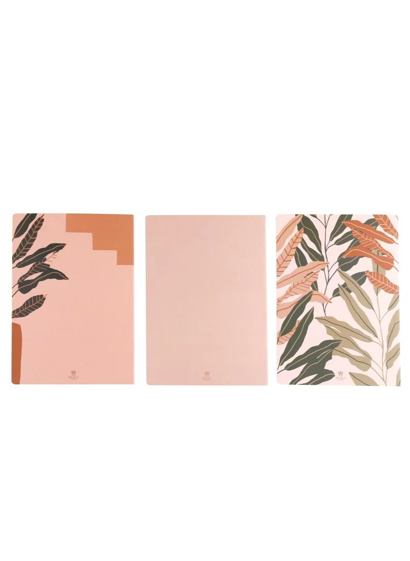 Prickly Pear Set Of 3 B5 Boho Retreat Notebooks